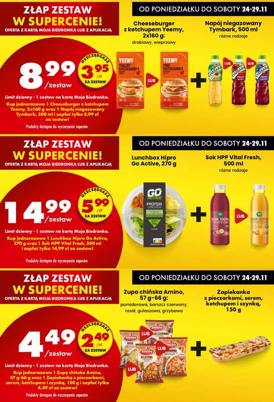 Biedronka - gazetka promocyjna Biedronkowe oszczędności od poniedziałku 24.11 do środy 26.11 - strona 10