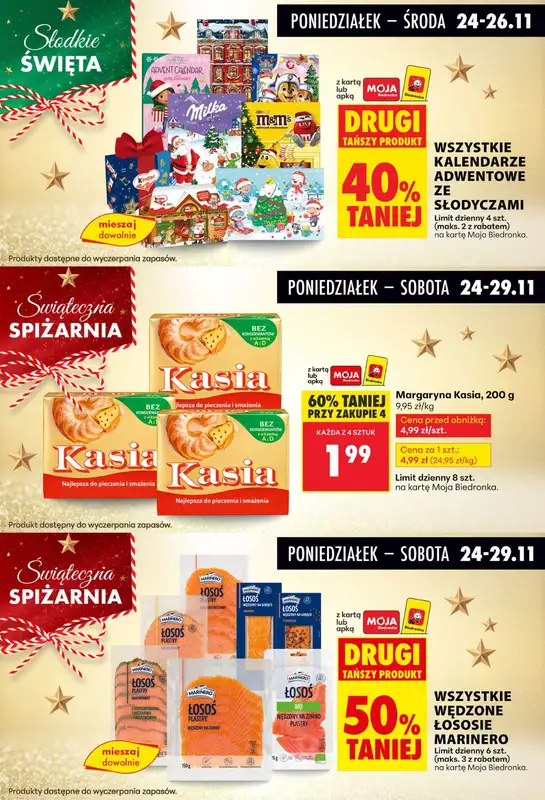 Biedronka - gazetka promocyjna Biedronkowe oszczędności od poniedziałku 24.11 do środy 26.11 - strona 7