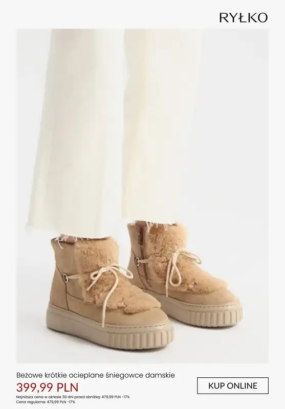 Ryłko - gazetka promocyjna PROMOCJE - damskie obuwie zimowe od poniedziałku 24.11  - strona 4