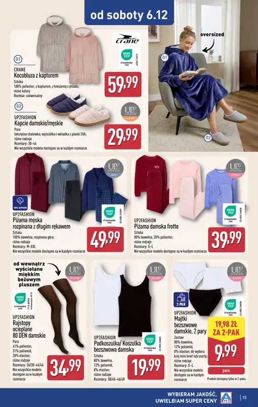 Aldi - gazetka promocyjna Aldi ma to coś! od środy 03.12 do niedzieli 07.12 - strona 15