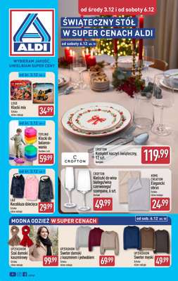 Aldi - gazetka promocyjna Aldi ma to coś! od środy 03.12 do niedzieli 07.12