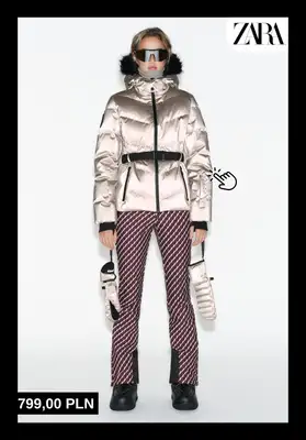 Zara - gazetka promocyjna Kolekcja narciarska dla niej od poniedziałku 24.11  - strona 8