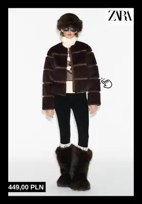 Zara - gazetka promocyjna Kolekcja narciarska dla niej od poniedziałku 24.11  - strona 5