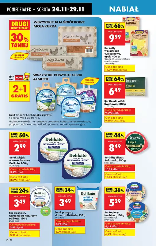 Biedronka - gazetka promocyjna Od poniedziałku, Z ladą tradycyjną od poniedziałku 24.11 do soboty 29.11 - strona 49