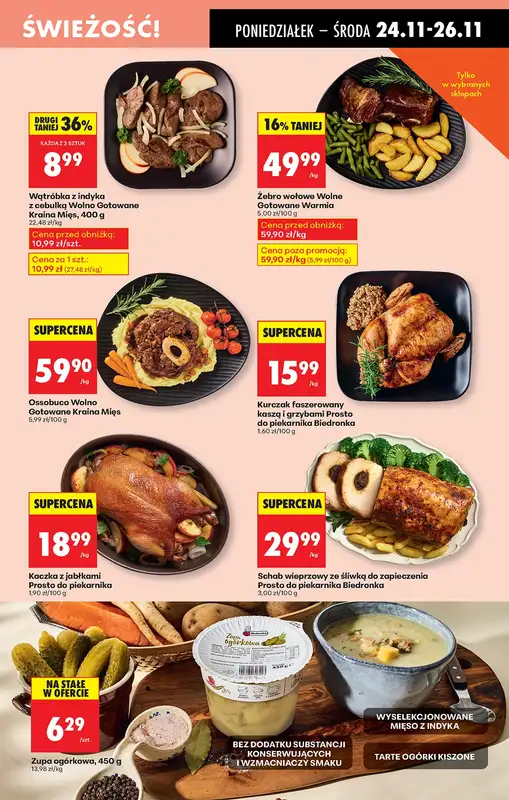 Biedronka - gazetka promocyjna Od poniedziałku, Z ladą tradycyjną od poniedziałku 24.11 do soboty 29.11 - strona 40