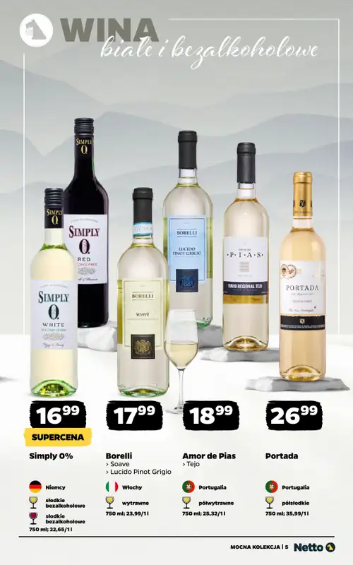 Netto - gazetka promocyjna Mocna Kolekcja - Wina  do niedzieli 07.12 - strona 5