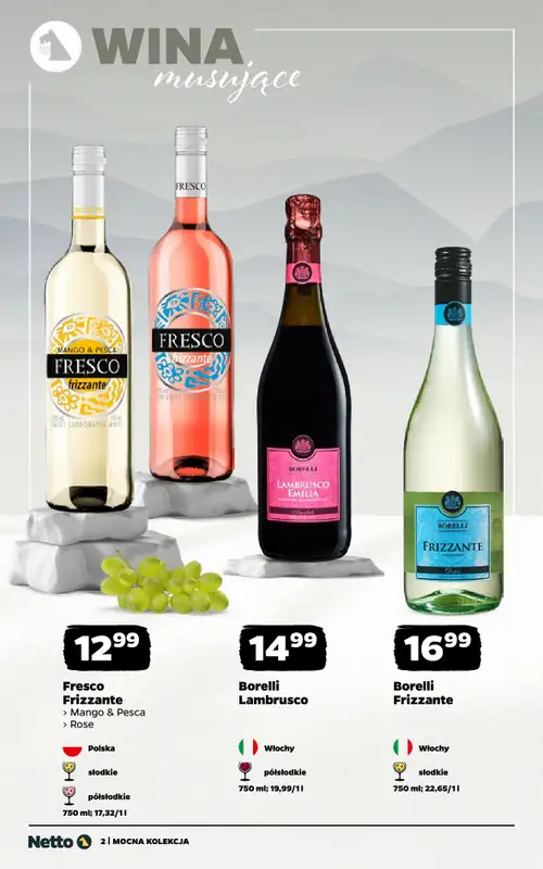 Netto - gazetka promocyjna Mocna Kolekcja - Wina  do niedzieli 07.12 - strona 2