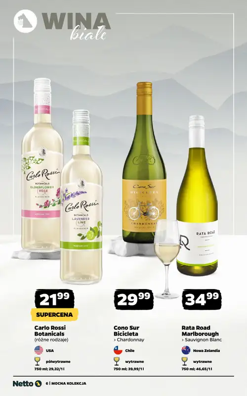 Netto - gazetka promocyjna Mocna Kolekcja - Wina  do niedzieli 07.12 - strona 6