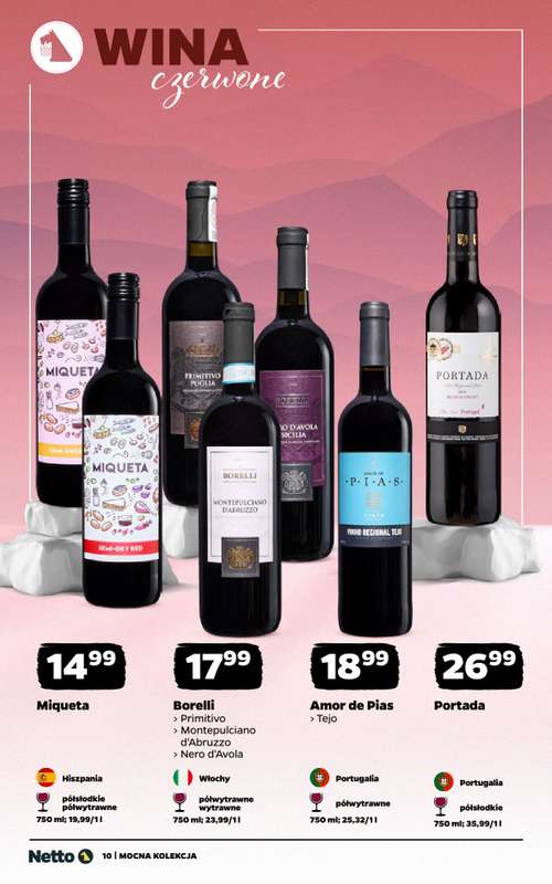 Netto - gazetka promocyjna Mocna Kolekcja - Wina  do niedzieli 07.12 - strona 10