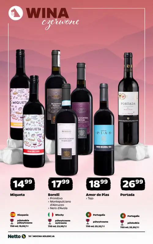 Netto - gazetka promocyjna Mocna Kolekcja - Wina  do niedzieli 07.12 - strona 10