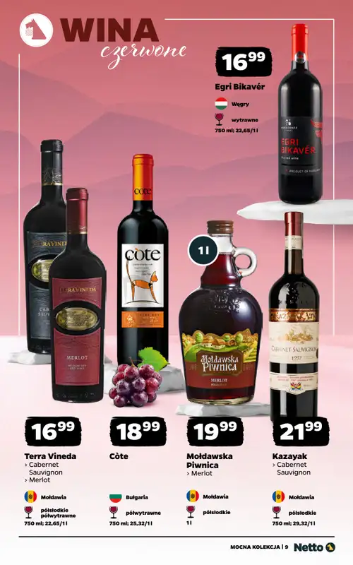 Netto - gazetka promocyjna Mocna Kolekcja - Wina  do niedzieli 07.12 - strona 9