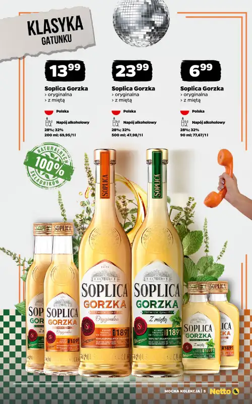 Netto - gazetka promocyjna Mocna Kolekcja - Alkohole Mocne od poniedziałku 24.11 do niedzieli 07.12 - strona 5
