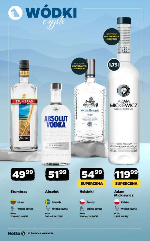 Netto - gazetka promocyjna Mocna Kolekcja - Alkohole Mocne od poniedziałku 24.11 do niedzieli 07.12 - strona 10