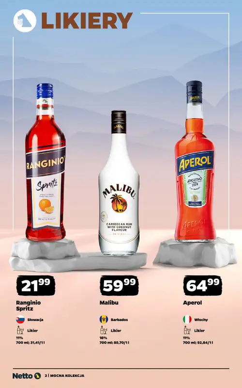 Netto - gazetka promocyjna Mocna Kolekcja - Alkohole Mocne od poniedziałku 24.11 do niedzieli 07.12 - strona 2