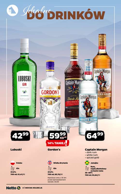 Netto - gazetka promocyjna Mocna Kolekcja - Alkohole Mocne  do niedzieli 07.12 - strona 4