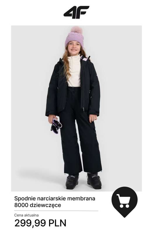 4F - gazetka promocyjna Kolekcja narciarska — przygotuj się na stok! od poniedziałku 24.11  - strona 10