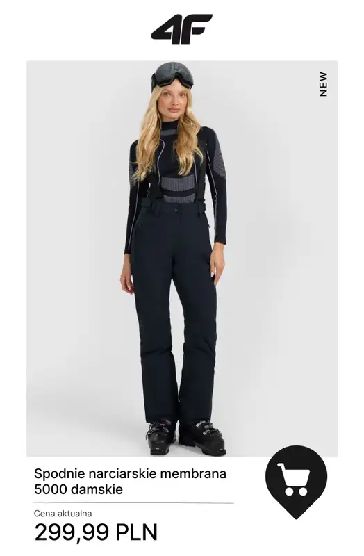 4F - gazetka promocyjna Kolekcja narciarska — przygotuj się na stok! od poniedziałku 24.11  - strona 5