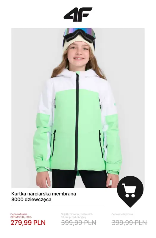 4F - gazetka promocyjna Kolekcja narciarska — przygotuj się na stok! od poniedziałku 24.11  - strona 9