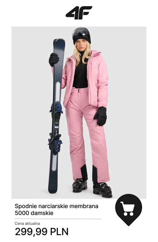 4F - gazetka promocyjna Kolekcja narciarska — przygotuj się na stok! od poniedziałku 24.11  - strona 2