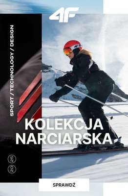 4F - gazetka promocyjna Kolekcja narciarska — przygotuj się na stok! od poniedziałku 24.11 
