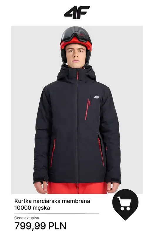 4F - gazetka promocyjna Kolekcja narciarska — przygotuj się na stok! od poniedziałku 24.11  - strona 16