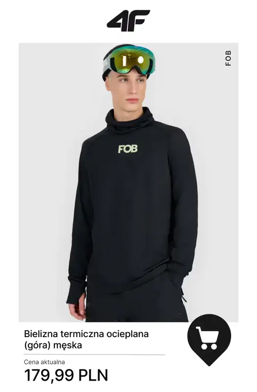 4F - gazetka promocyjna Kolekcja narciarska — przygotuj się na stok! od poniedziałku 24.11  - strona 14