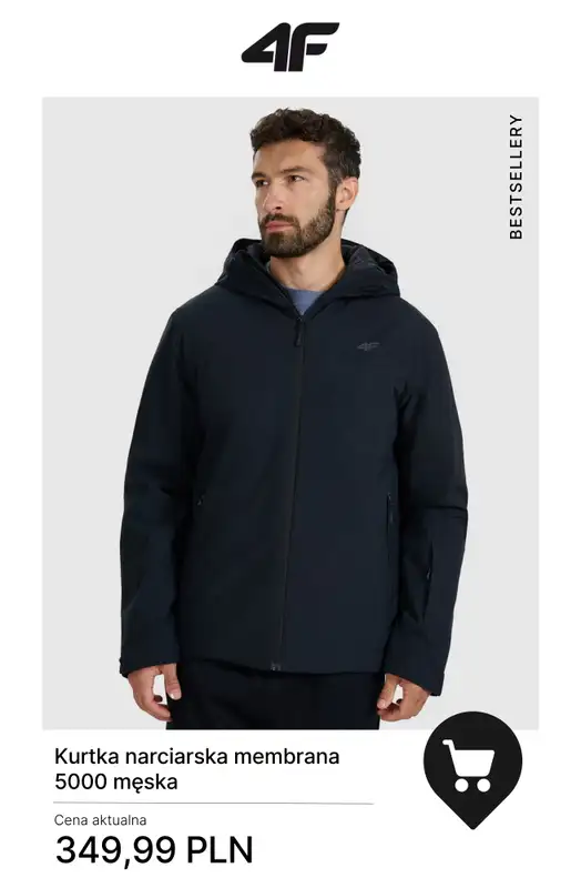 4F - gazetka promocyjna Kolekcja narciarska — przygotuj się na stok! od poniedziałku 24.11  - strona 13