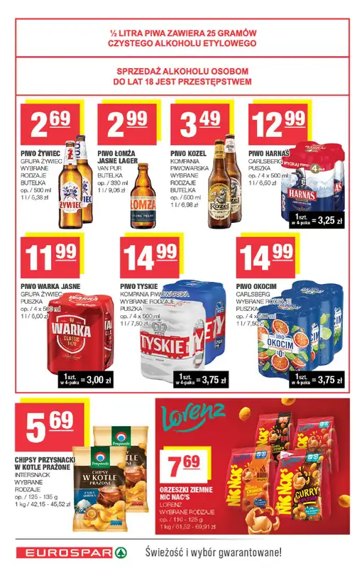 SPAR - gazetka promocyjna Gazetka Eurospar od poniedziałku 01.12 do niedzieli 07.12 - strona 14