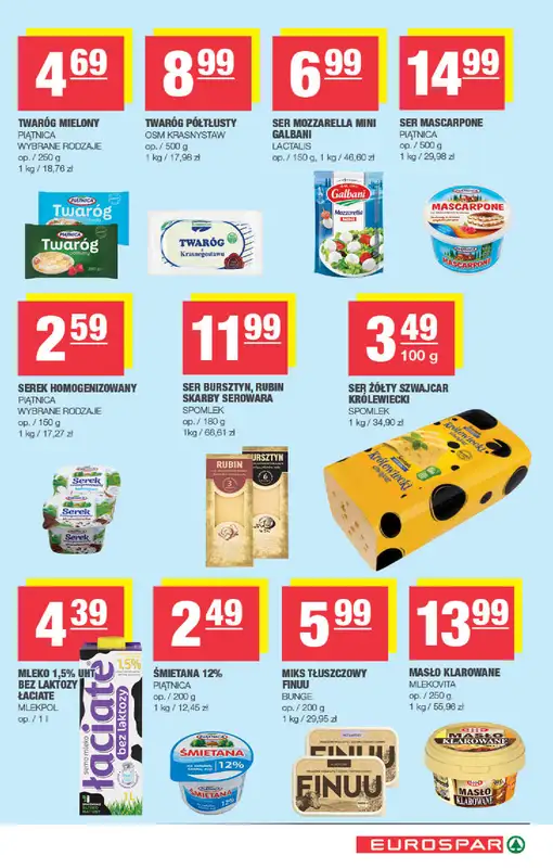 SPAR - gazetka promocyjna Gazetka Eurospar od poniedziałku 01.12 do niedzieli 07.12 - strona 5