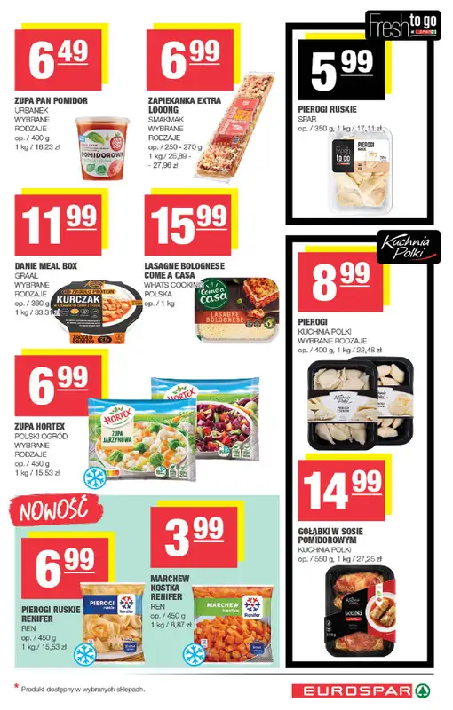 SPAR - gazetka promocyjna Gazetka Eurospar od poniedziałku 01.12 do niedzieli 07.12 - strona 9