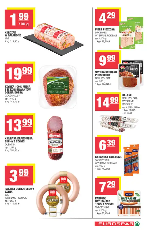 SPAR - gazetka promocyjna Gazetka Eurospar od poniedziałku 01.12 do niedzieli 07.12 - strona 7