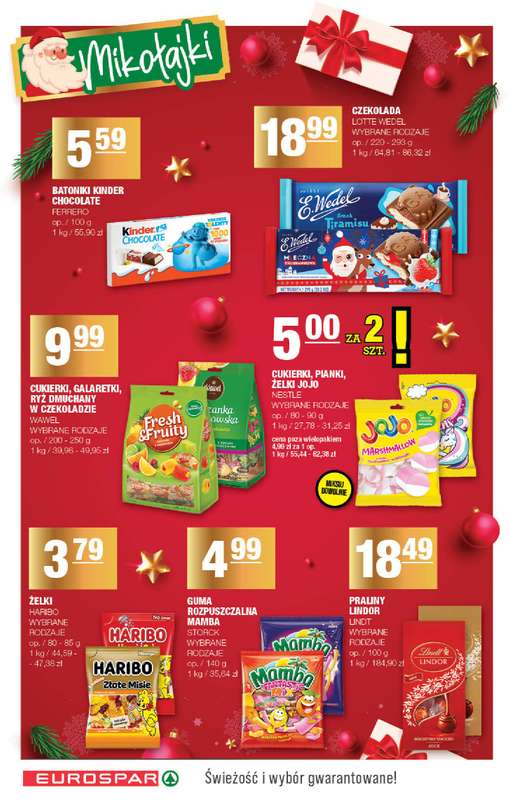SPAR - gazetka promocyjna Gazetka Eurospar od poniedziałku 01.12 do niedzieli 07.12 - strona 12