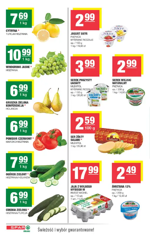 SPAR - gazetka promocyjna Gazetka Spar Mini od poniedziałku 01.12 do niedzieli 07.12 - strona 2
