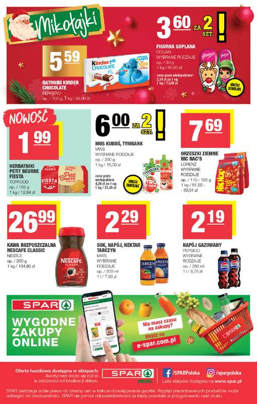 SPAR - gazetka promocyjna Gazetka Spar Mini od poniedziałku 01.12 do niedzieli 07.12 - strona 4