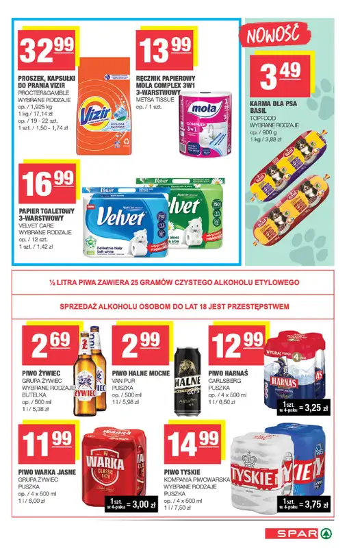 SPAR - gazetka promocyjna Gazetka Spar od poniedziałku 01.12 do niedzieli 07.12 - strona 7