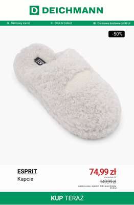 Deichmann - gazetka promocyjna Do -50% na kapcie od poniedziałku 24.11 do poniedziałku 01.12 - strona 2
