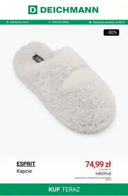 Deichmann - gazetka promocyjna Do -50% na kapcie od poniedziałku 24.11 do poniedziałku 01.12 - strona 2