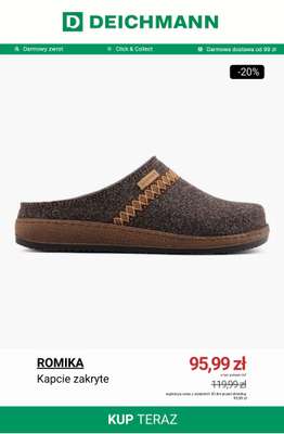 Deichmann - gazetka promocyjna Do -50% na kapcie od poniedziałku 24.11 do poniedziałku 01.12 - strona 8
