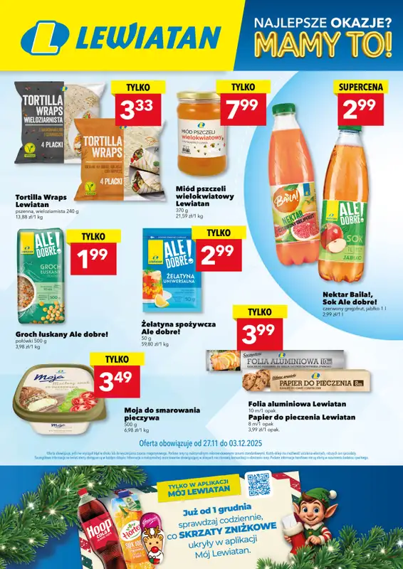 LEWIATAN - gazetka promocyjna Najlepsze okazje? MAMY TO w Lewiatanie  