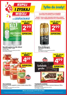 LEWIATAN - gazetka promocyjna Kupuj i zyskaj więcej od czwartku 27.11 do środy 03.12