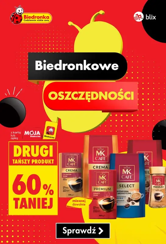 Biedronka - gazetka promocyjna Biedronkowe oszczędności  