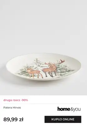 home&you - gazetka promocyjna Serwowanie: misy, patery i deski od poniedziałku 24.11 do środy 26.11 - strona 9