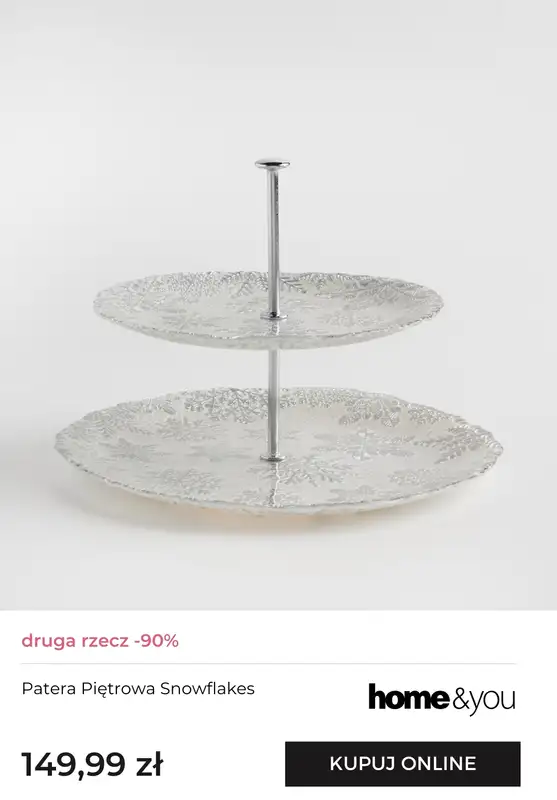 home&you - gazetka promocyjna Serwowanie: misy, patery i deski od poniedziałku 24.11 do środy 26.11 - strona 8