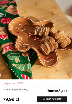 home&you - gazetka promocyjna Serwowanie: misy, patery i deski od poniedziałku 24.11 do środy 26.11 - strona 2