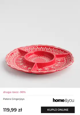 home&you - gazetka promocyjna Serwowanie: misy, patery i deski od poniedziałku 24.11 do środy 26.11 - strona 4