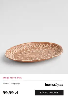 home&you - gazetka promocyjna Serwowanie: misy, patery i deski od poniedziałku 24.11 do środy 26.11 - strona 10