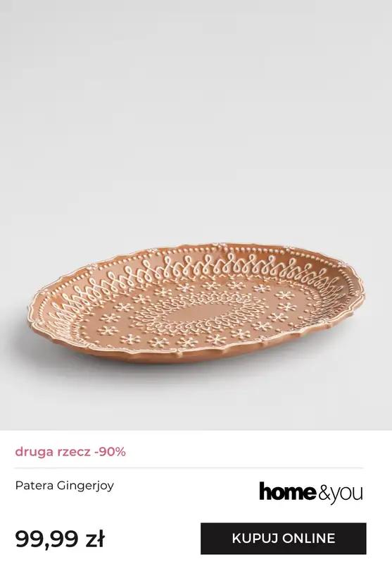 home&you - gazetka promocyjna Serwowanie: misy, patery i deski od poniedziałku 24.11 do środy 26.11 - strona 10