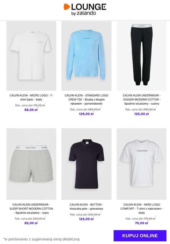 Lounge by Zalando - gazetka promocyjna Specjalne okazje: Calvin Klein od poniedziałku 24.11 do czwartku 27.11 - strona 2