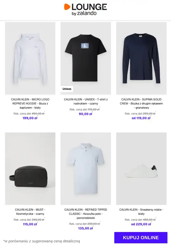 Lounge by Zalando - gazetka promocyjna Specjalne okazje: Calvin Klein od poniedziałku 24.11 do czwartku 27.11 - strona 4
