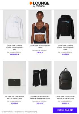 CALVIN KLEIN - Biustonosz bustier - czarny